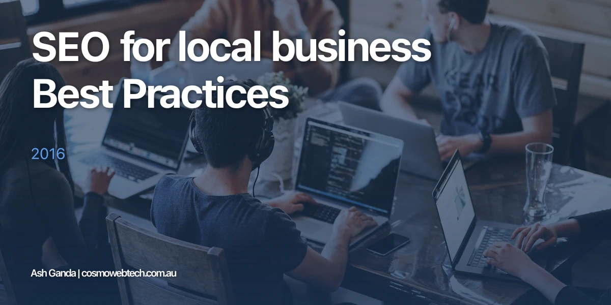SEO for local business Best Practices 2016
