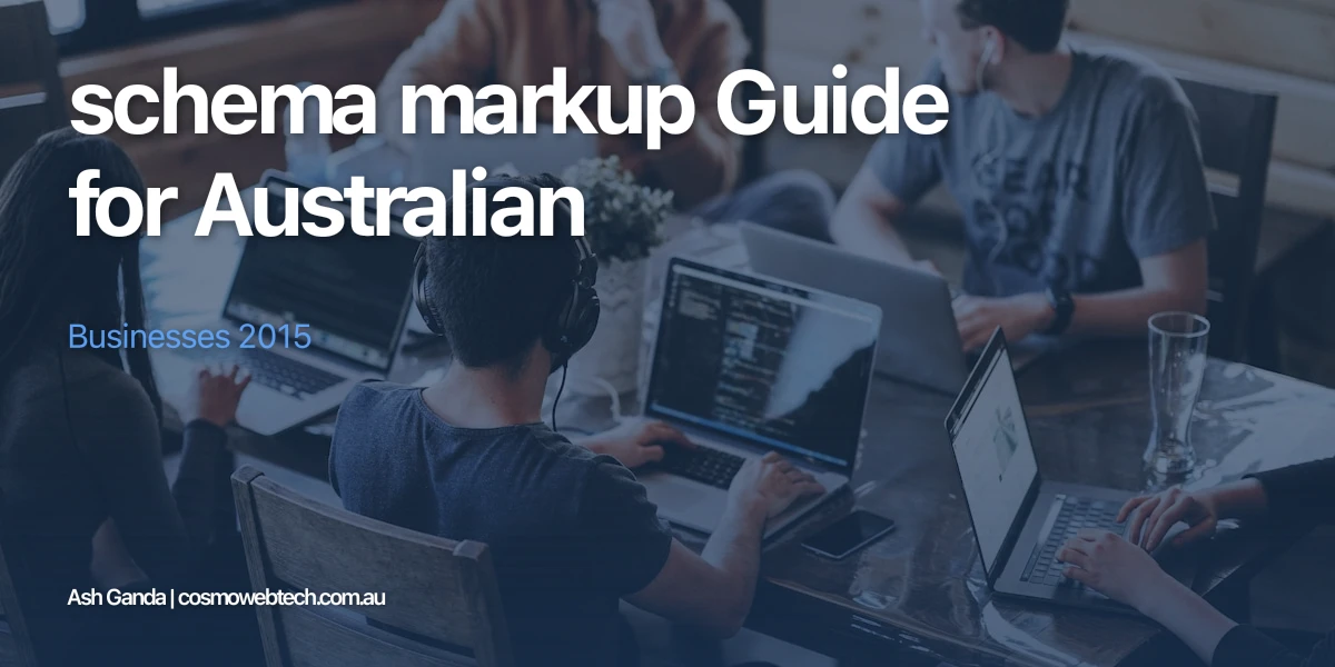 schema markup Guide for Australian Businesses 2015