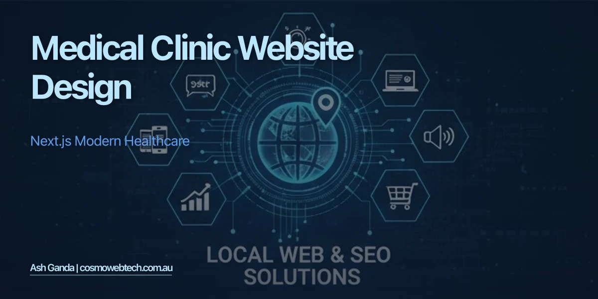Medical Clinic Website Design: Next.js Modern Healthcare