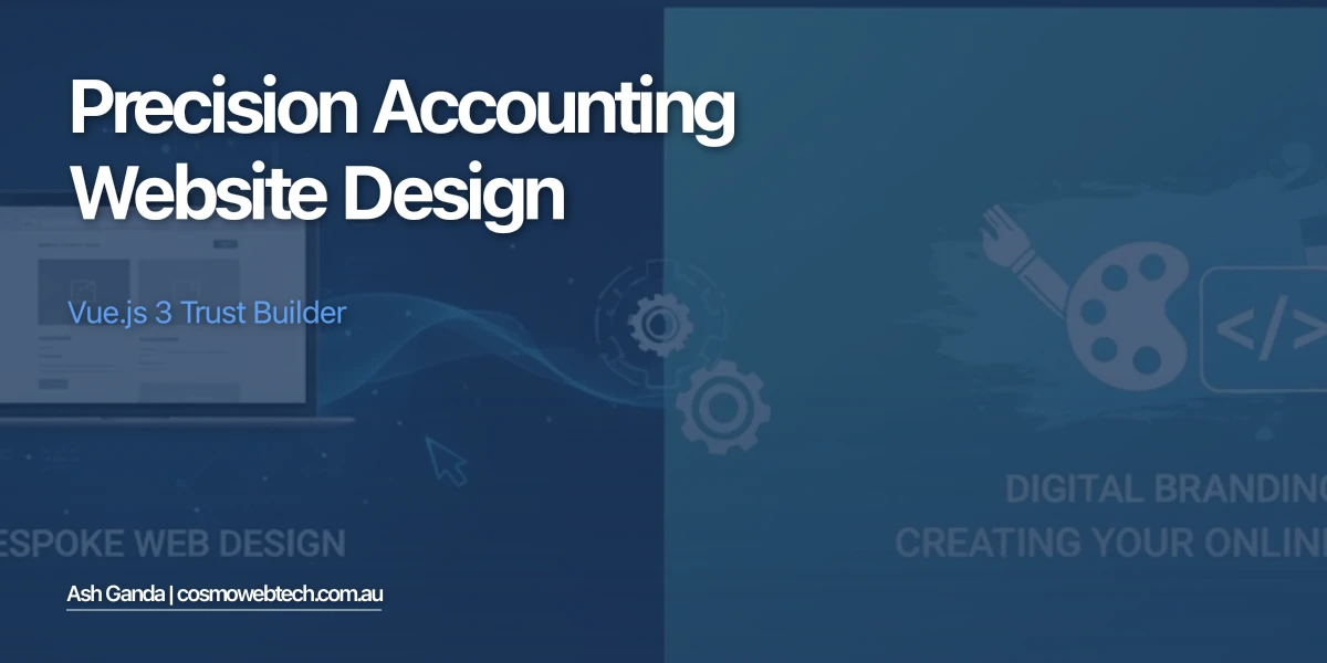 Precision Accounting Website Design: Vue.js 3 Trust Builder