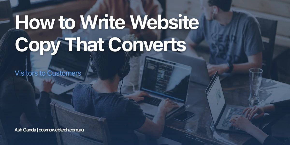 How to Write Website Copy That Converts Visitors to Customers