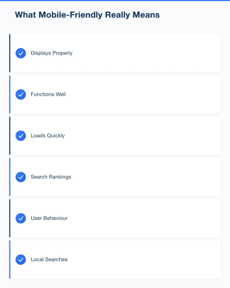 What Mobile-Friendly Really Means Infographic