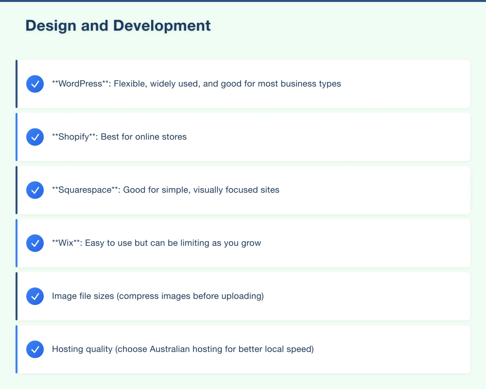 Design and Development Infographic